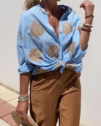 Blusa Bordada de Corte Holgado – Estilo Fresco y Ligero