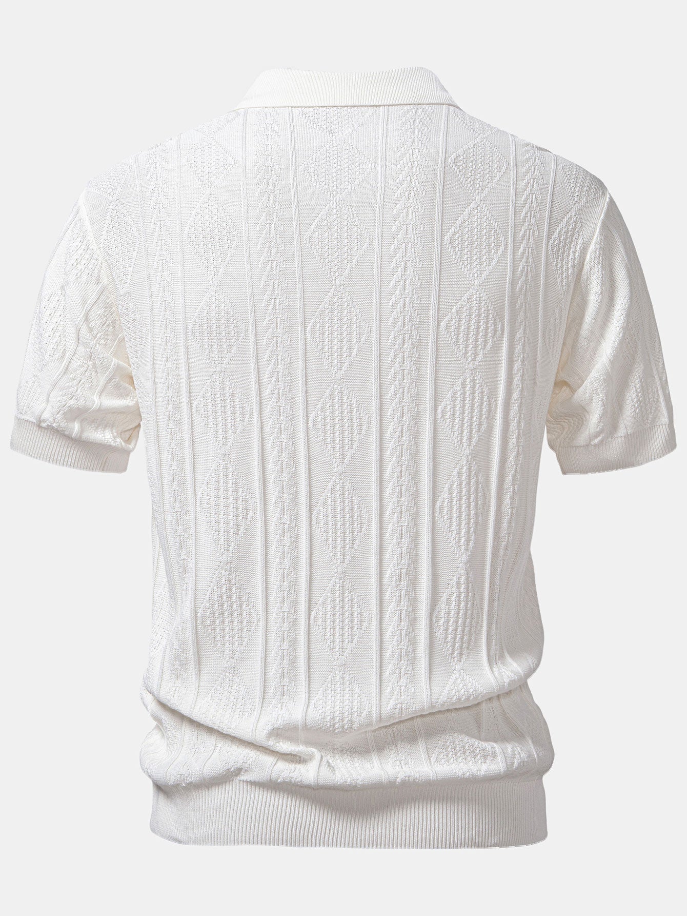 Completo Polo Jacquard e Pantalone Slim Tapered