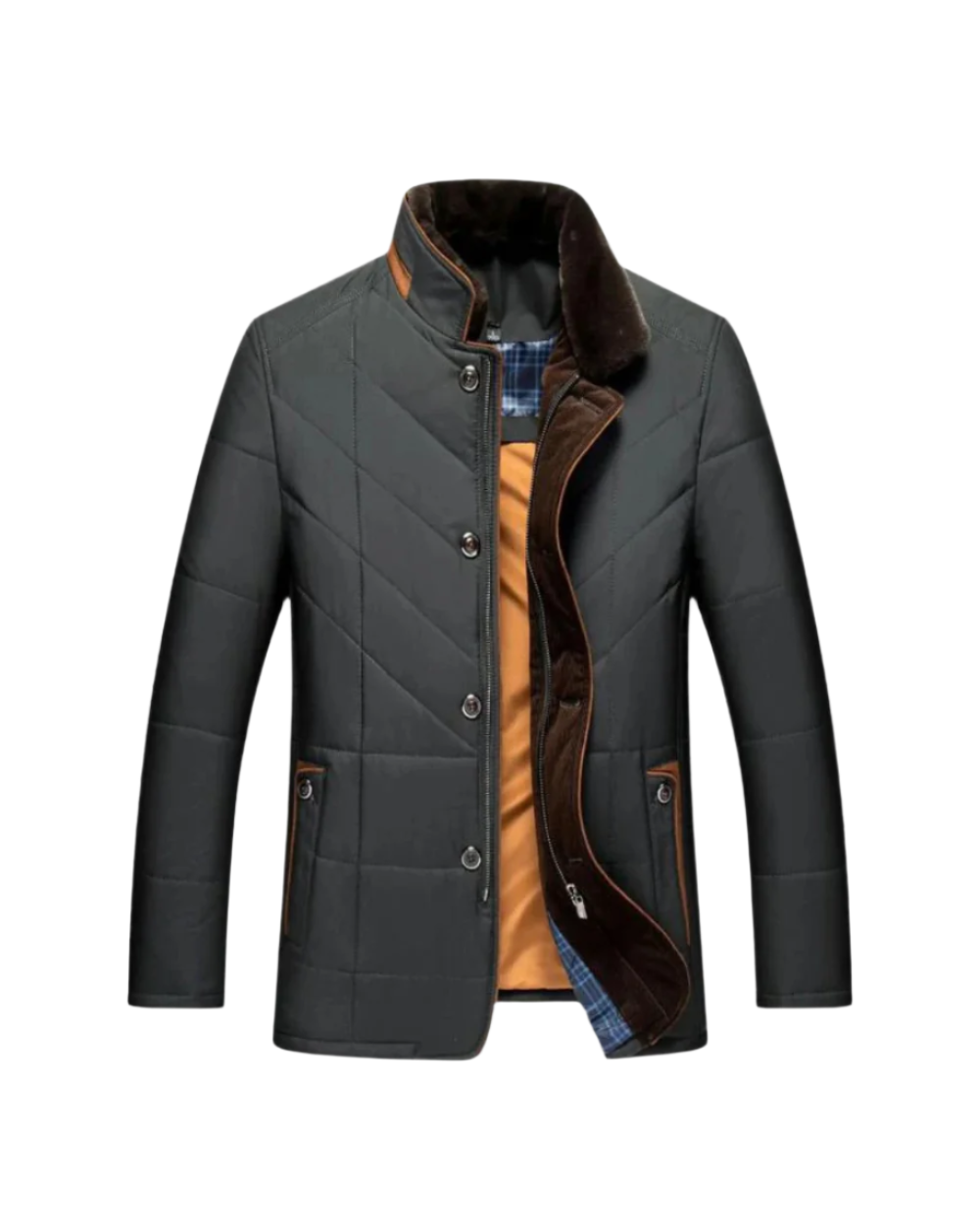 Chaqueta Business Hombre Impermeable de Corte Entallado