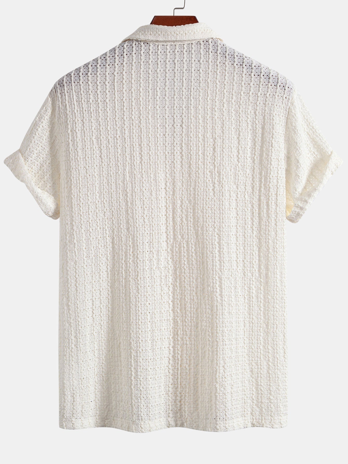 Completo Camicia Cubana Jacquard e Pantaloni in Lino