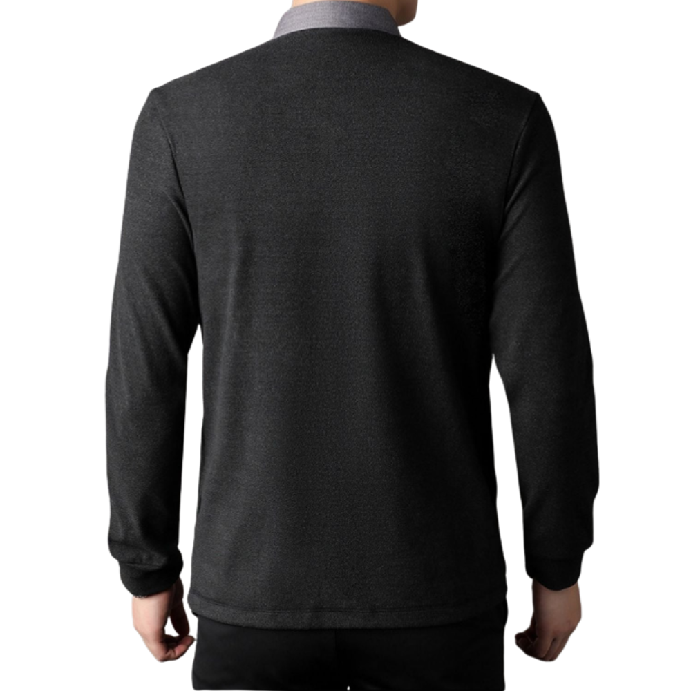 Camisa Cárdigan Hombre 2 en 1 de Tejido Premium