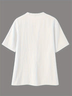 Blusa Elegante con Escote en V y Botones de Madera