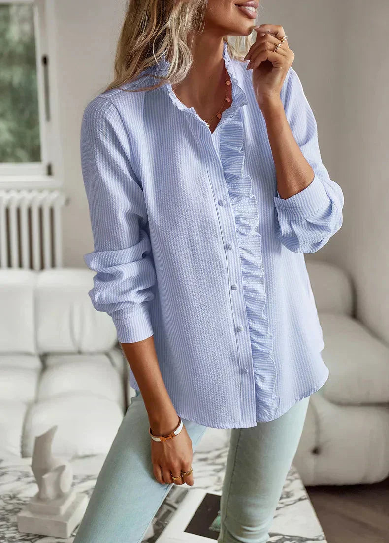 Blusa Elegante de Mujer con Corte Entallado