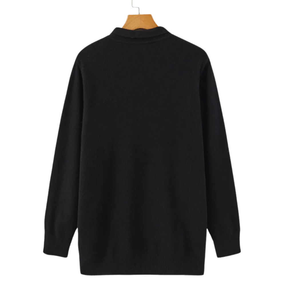 Polo De Hombre 100% Cachemira De Corte Entallado