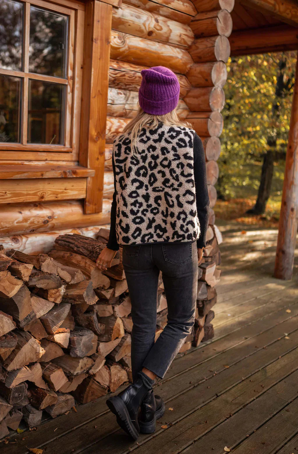 Chaleco Acolchado Leopardo Mujer – Look Casual y Chic
