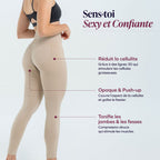 Leggings Modellanti 3D Drenanti A Compressione Morbida