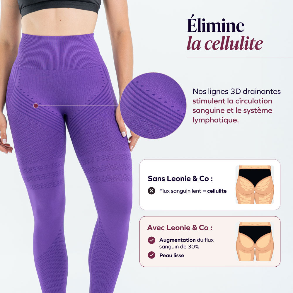 Leggings 3D Anticellulite a Compressione Morbida
