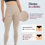 Leggings Modellanti 3D Drenanti A Compressione Morbida