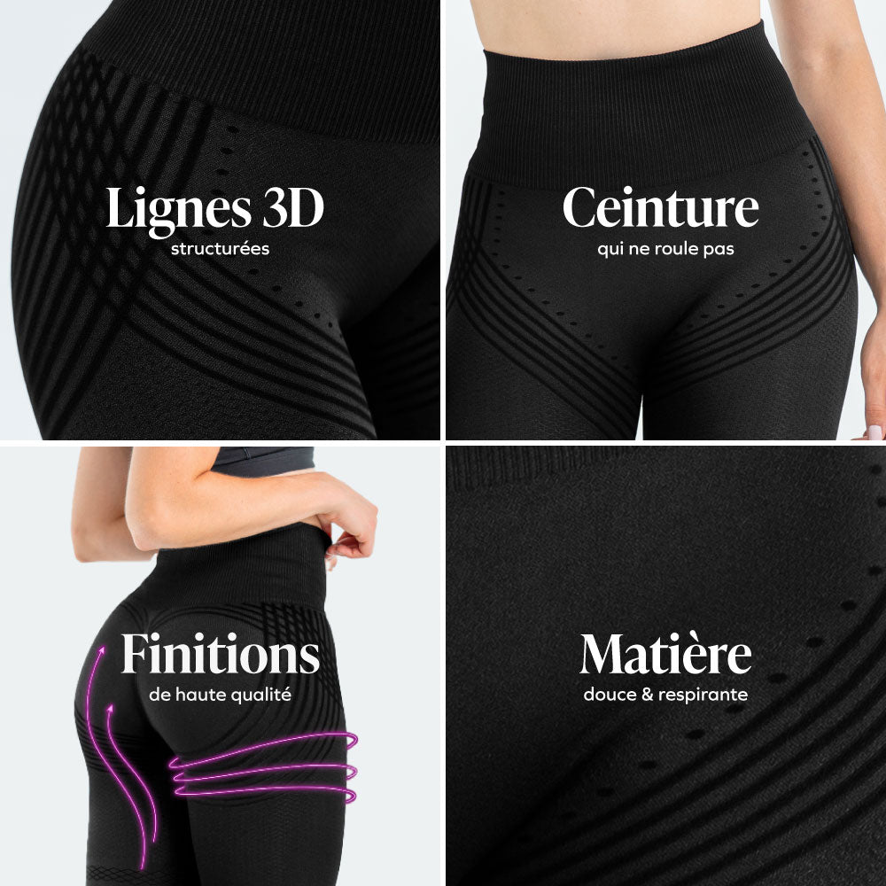 Legging 3D Anticelulitis Drenante Compresivo