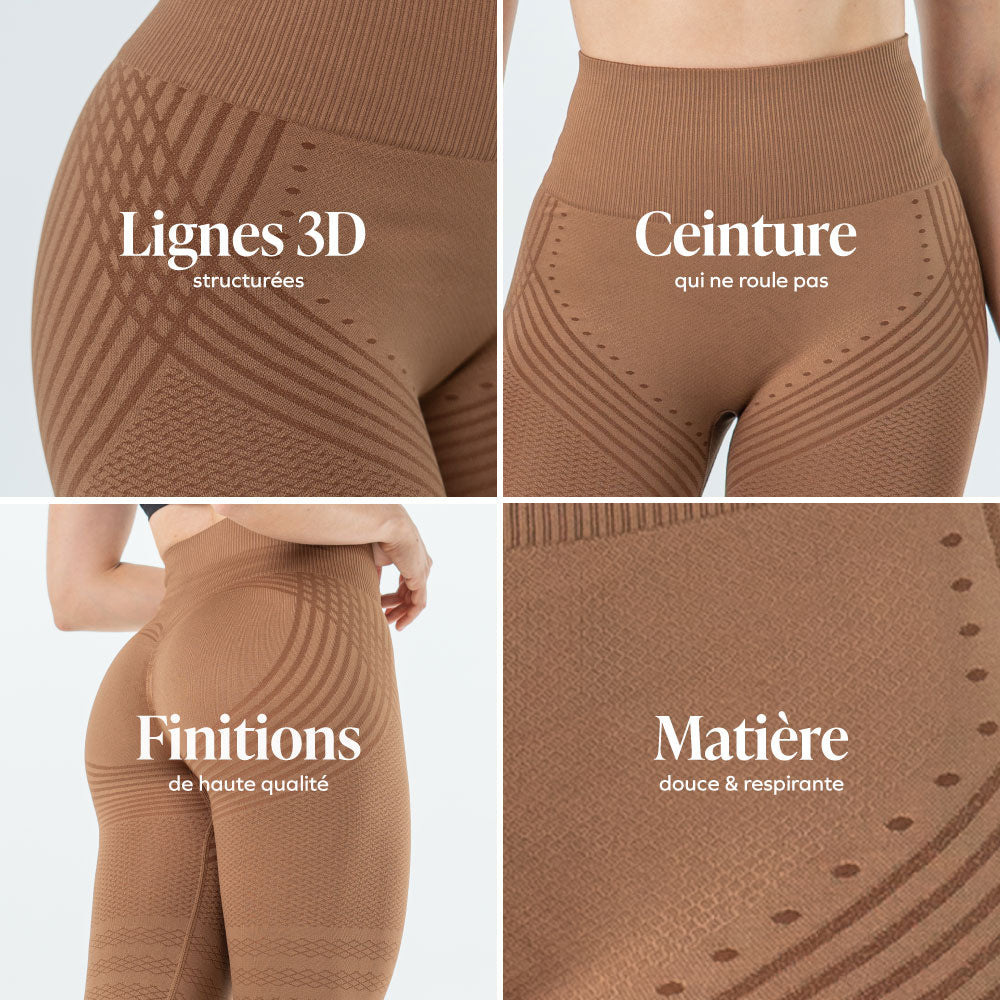 Leggings 3D Drenante Anticellulite Effetto Massaggio