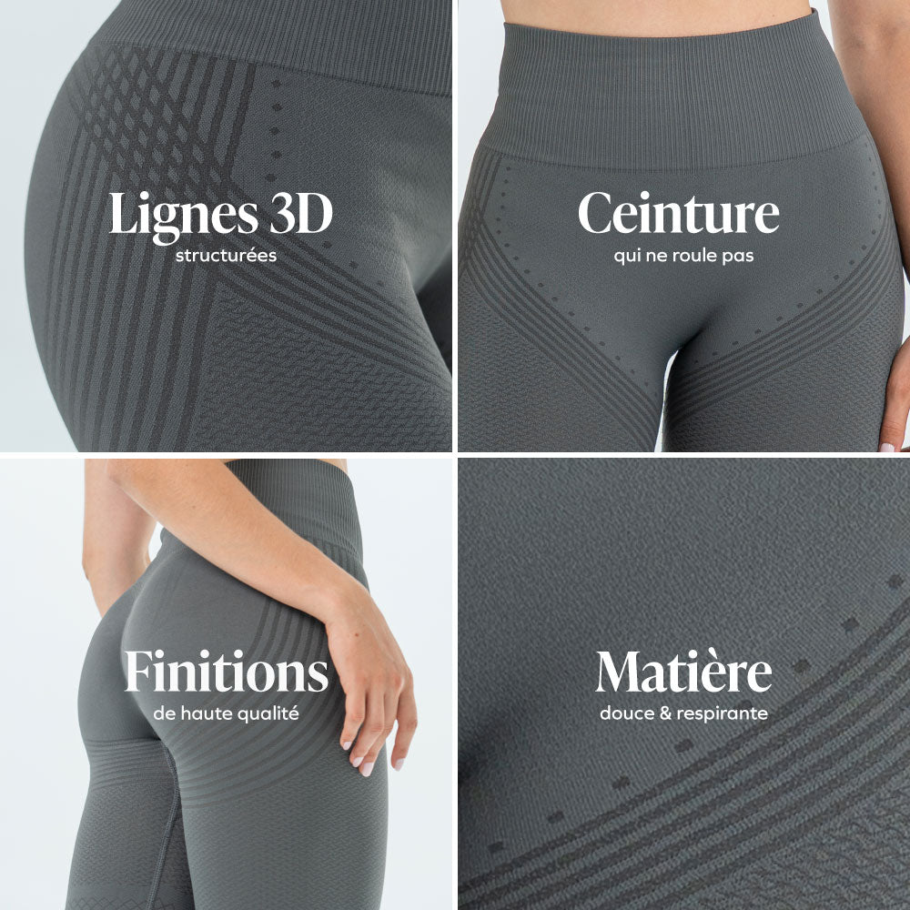 Leggings 3D Anticellulite A Compressione Morbida