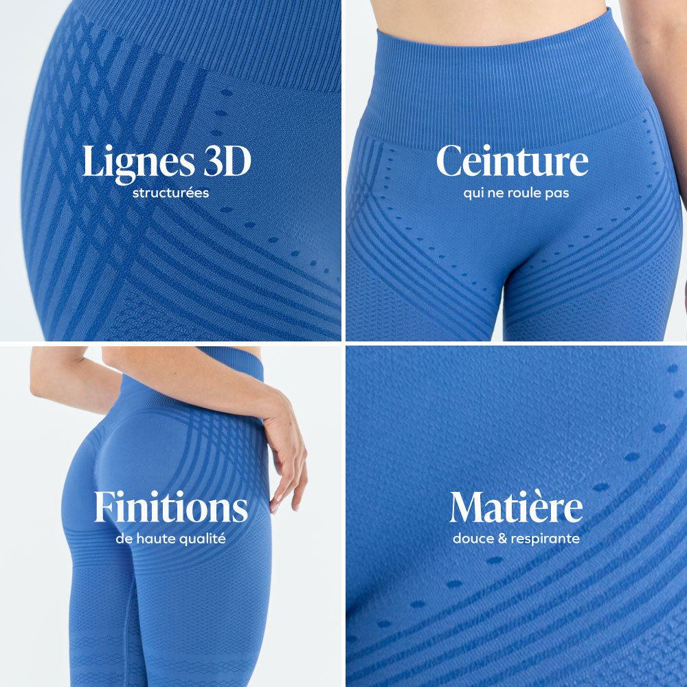 Leggings Drenanti 3D Anticellulite A Compressione Morbida
