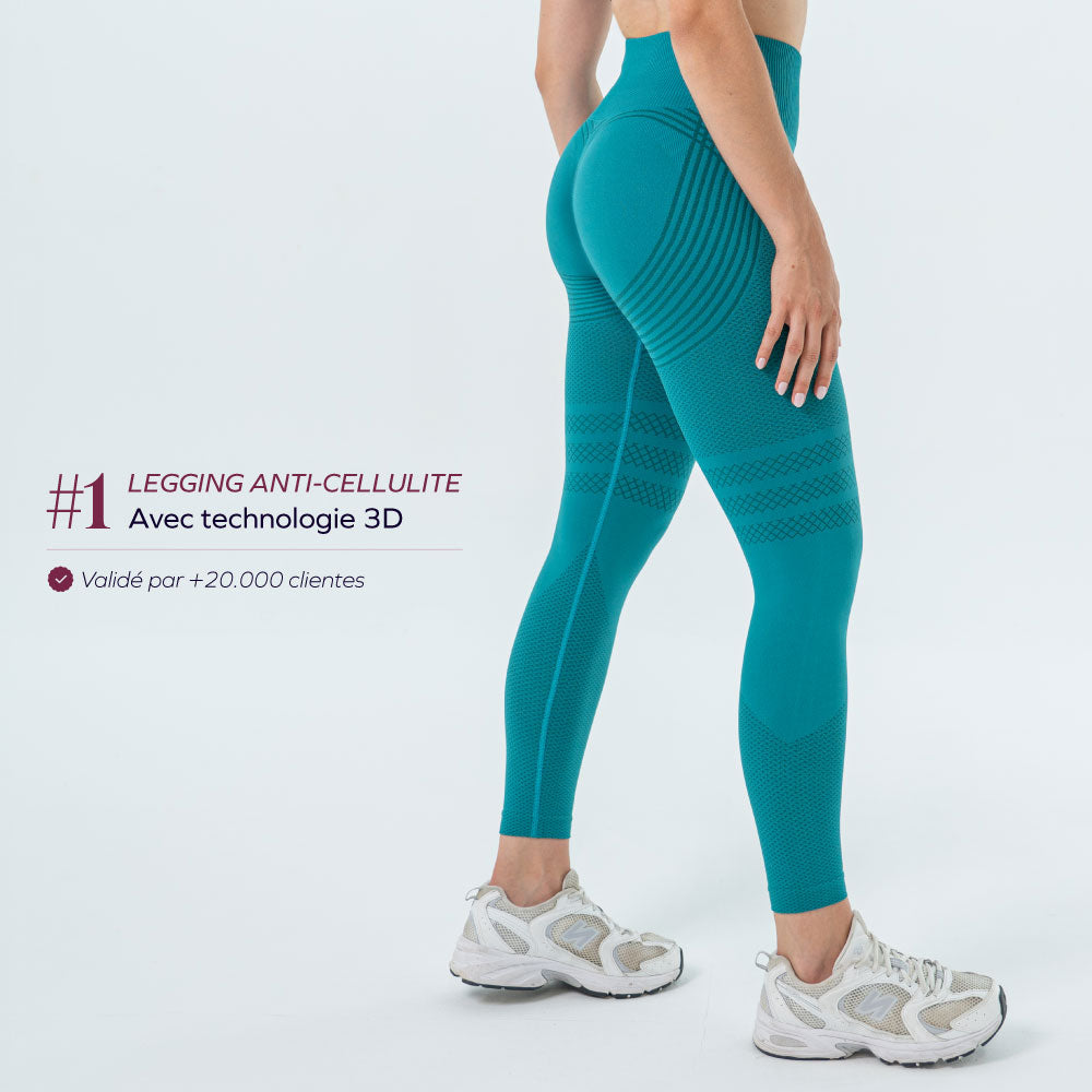 Leggings Anticellulite 3D A Compressione Morbida