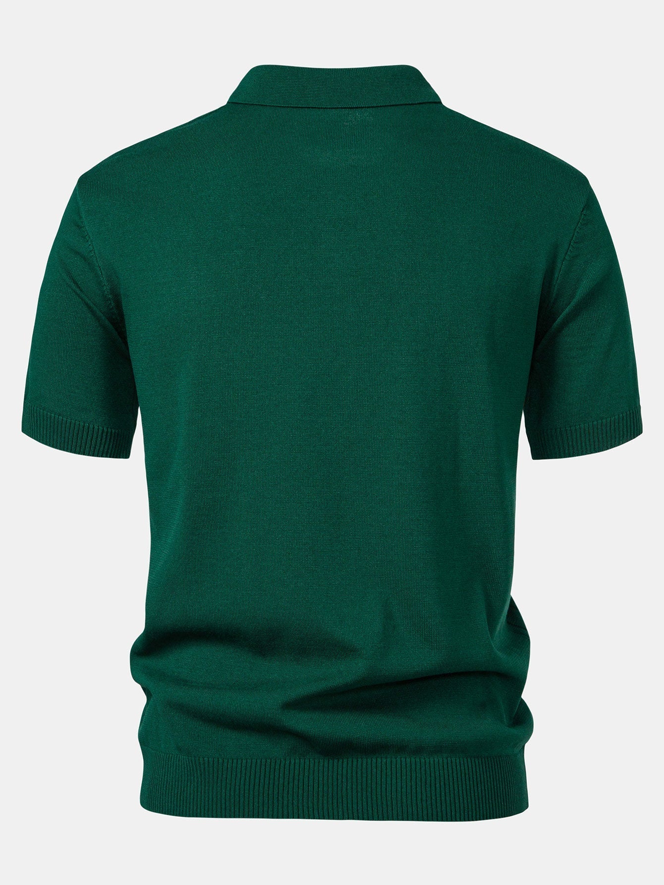 Completo Polo Jacquard a Righe con Pantaloni Dritti