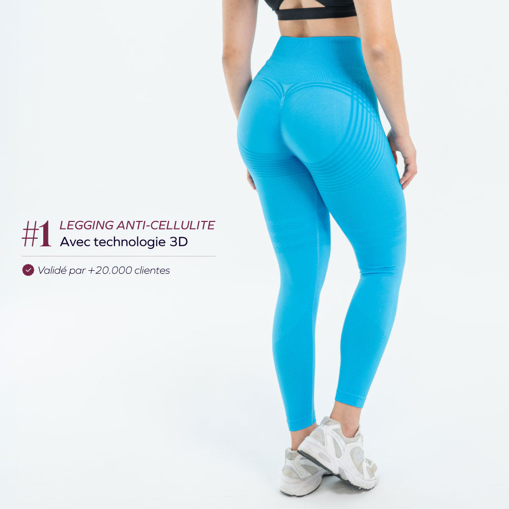 Leggings Snellente 3D Anticellulite a Compressione Morbida