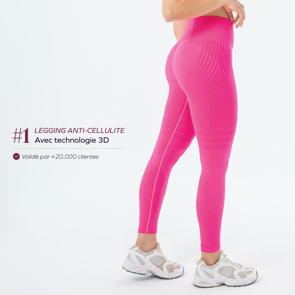 Leggings Modellanti 3D Anticellulite a Compressione Morbida