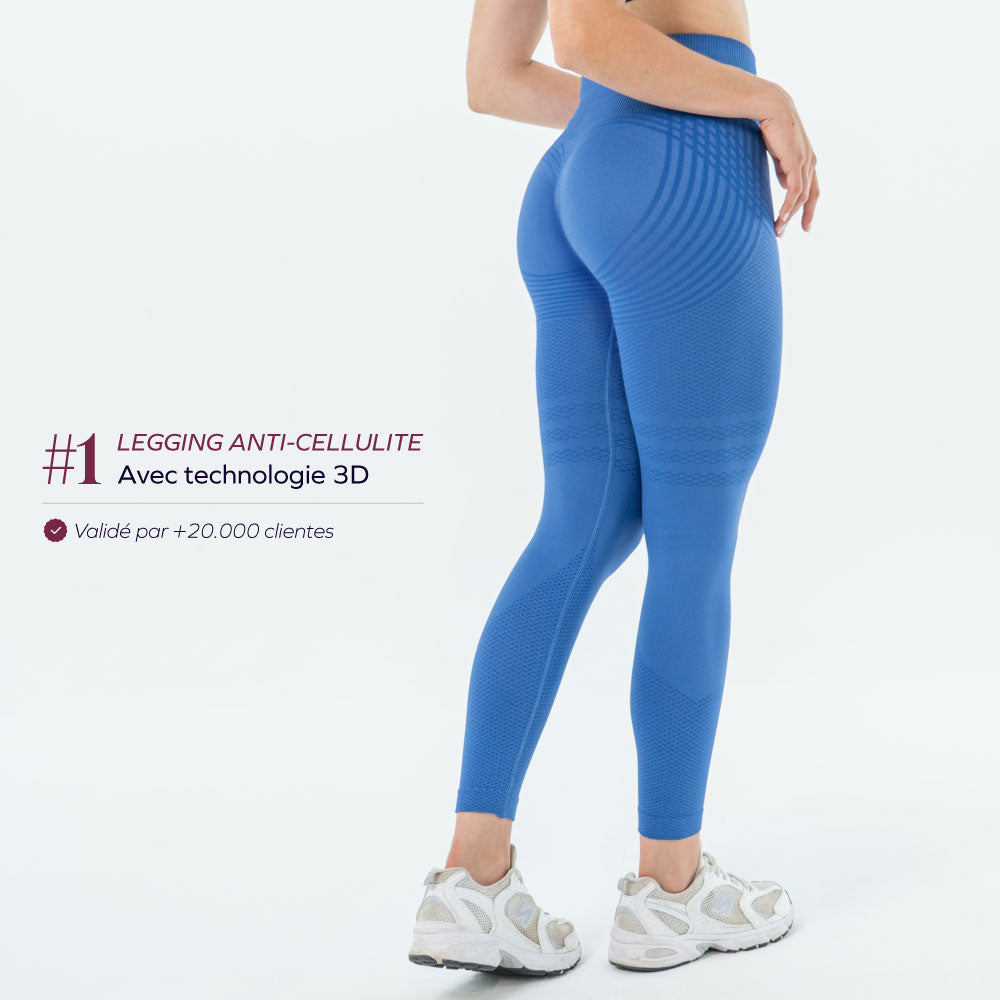 Leggings Snellente 3D Anticellulite a Compressione Morbida