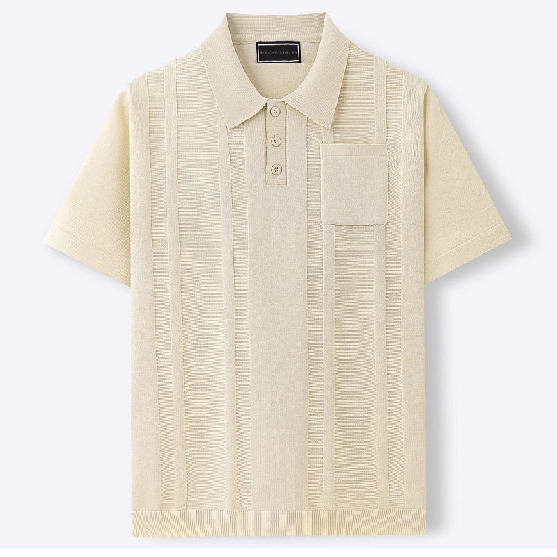 Polo Hombre Elegante Abu Dhabi de Tejido Premium