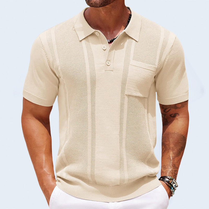 Polo Hombre Elegante Abu Dhabi de Tejido Premium