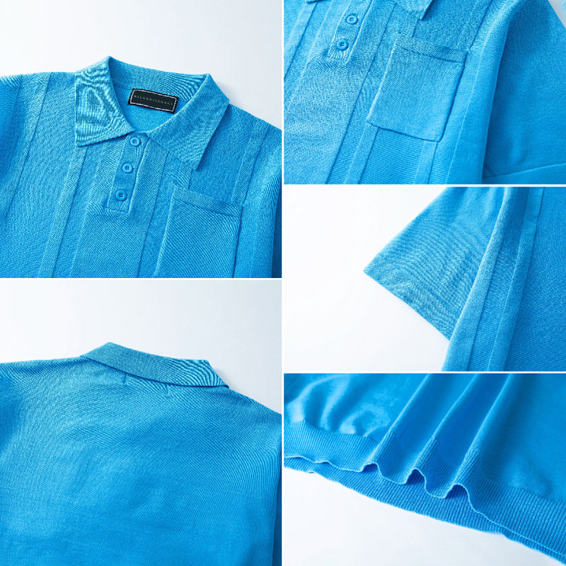 Polo Hombre Elegante Abu Dhabi de Tejido Premium