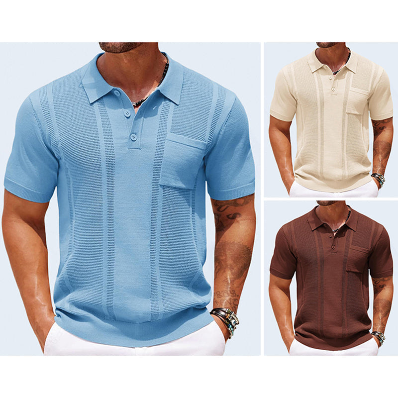 Polo Hombre Elegante Abu Dhabi de Tejido Premium