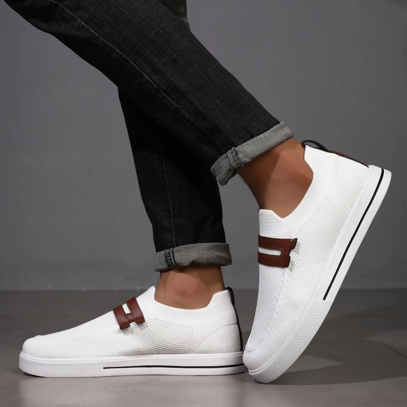 Zapatillas Hombre Air Knit Ligeras y Transpirables