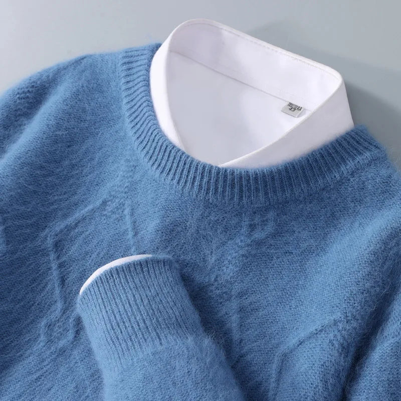 Jersey De Cachemira Hombre Con Patrón De Rombo