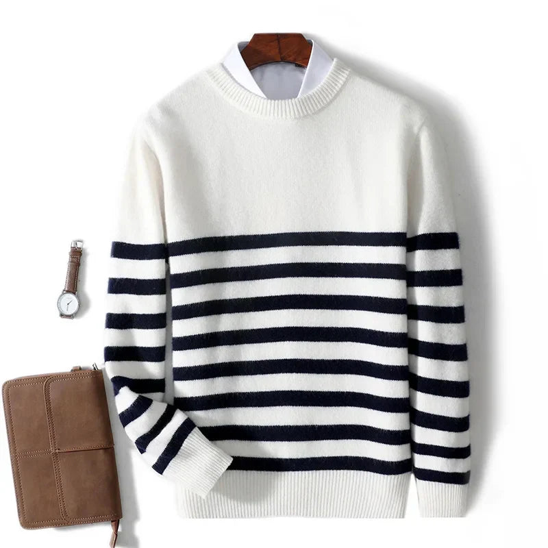 Jersey De Hombre De Lana Merino 100% Clásico