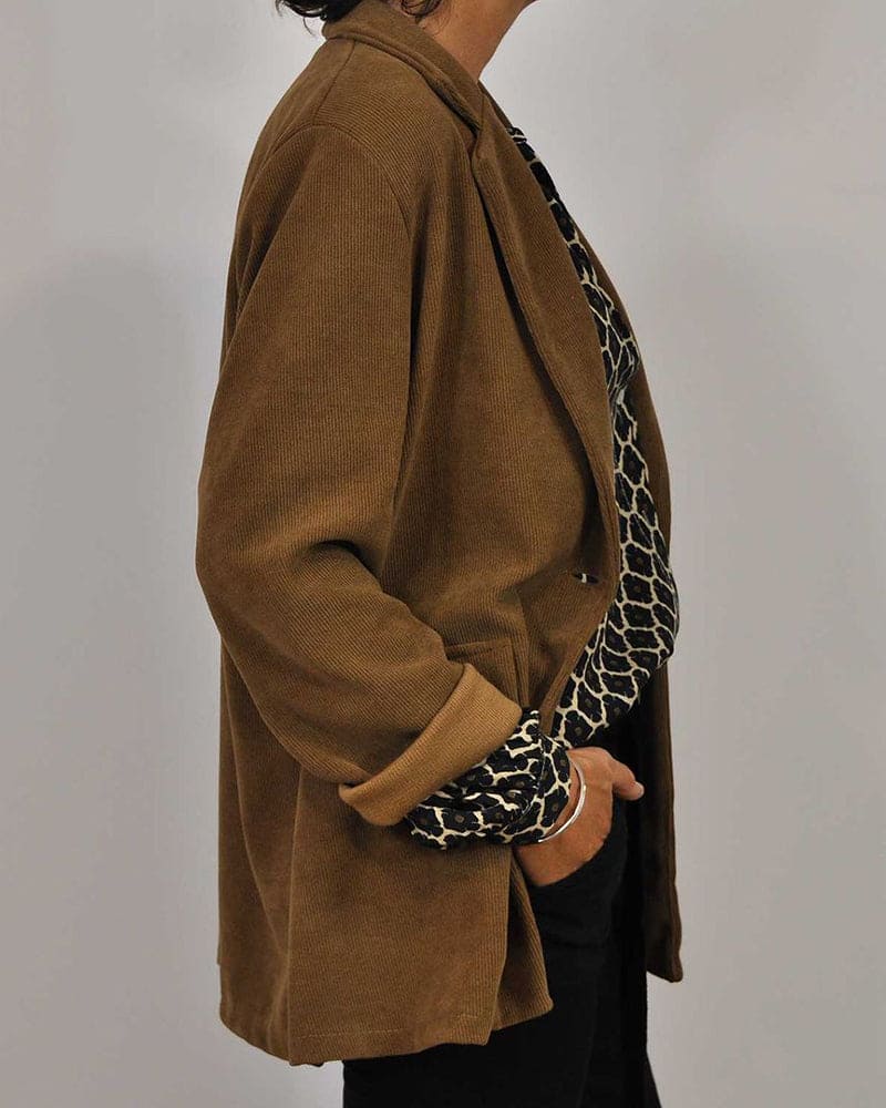 Blusa Donna Geometrica a Vestibilità Comoda Elegante