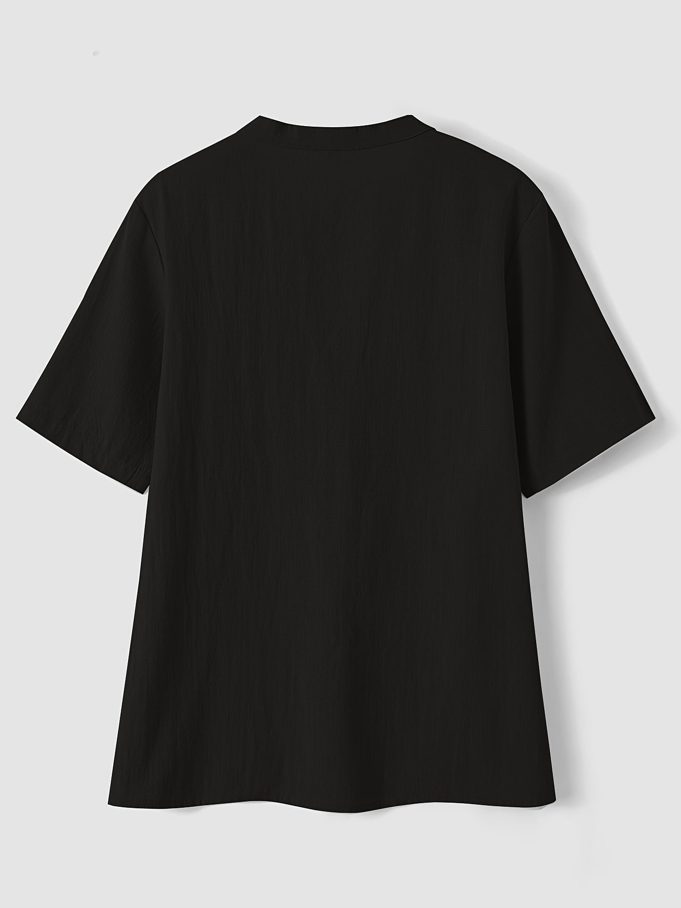 Blusa Elegante con Escote en V y Botones de Madera