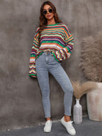 Jersey Colorido de Punto Suave – Estilo y Comodidad