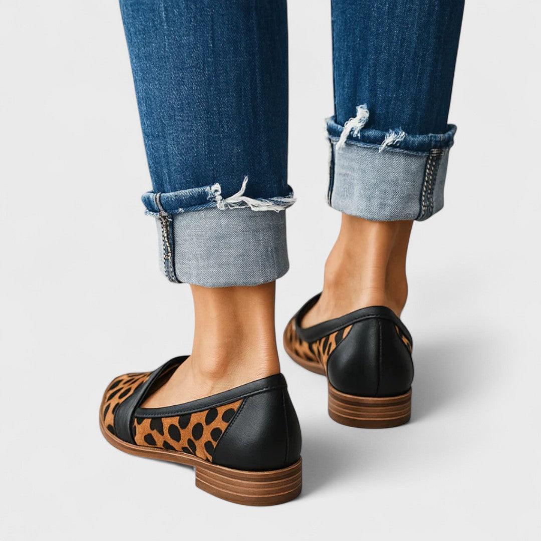 Mocassini Ortopedici Donna in Pelle – Suola Antiscivolo