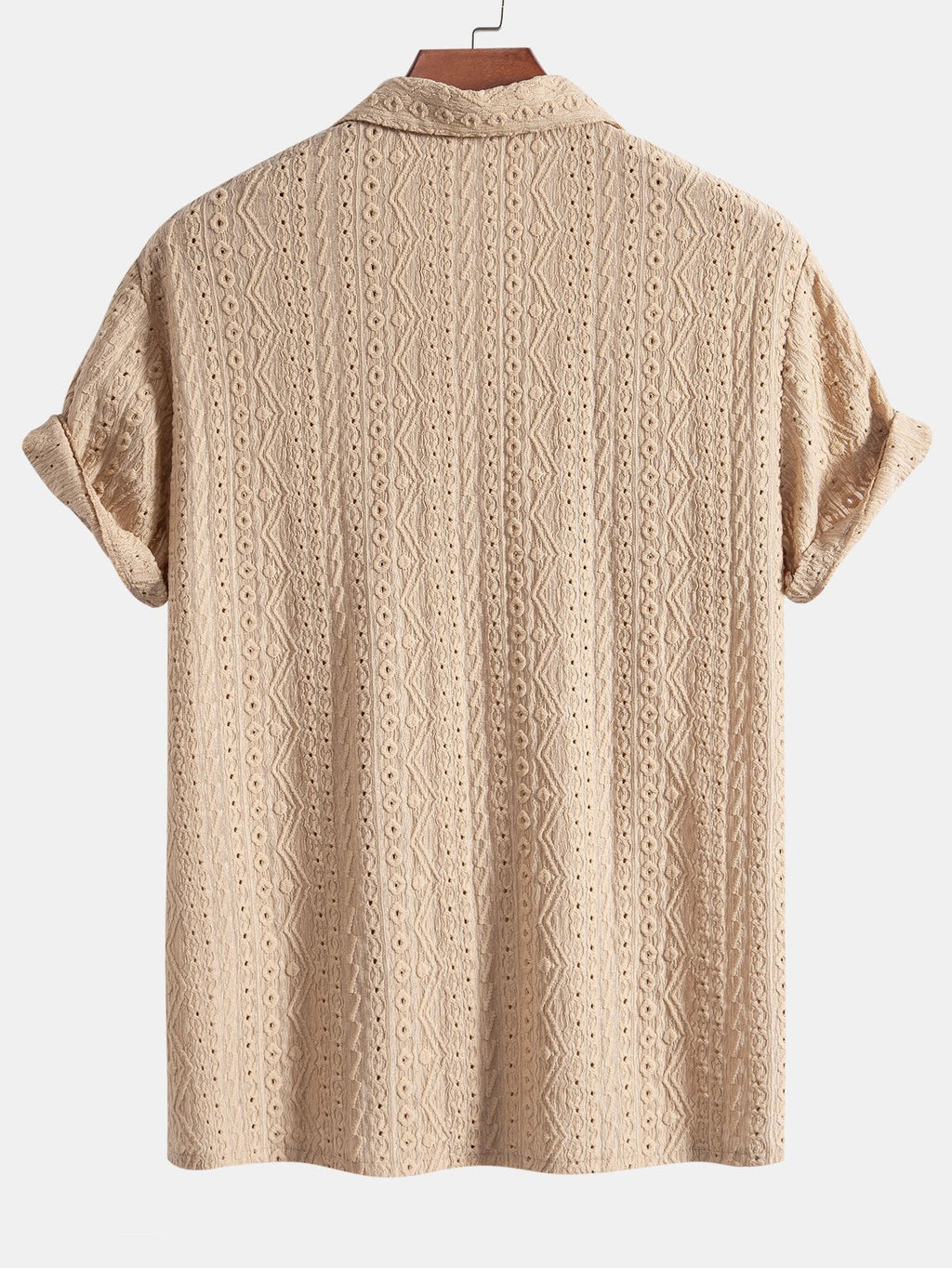 Completo Camicia Cubana Jacquard e Pantaloni in Lino