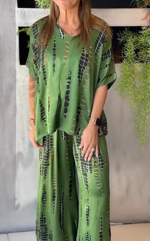 Completo Casual Stampa Marie Due Pezzi Donna