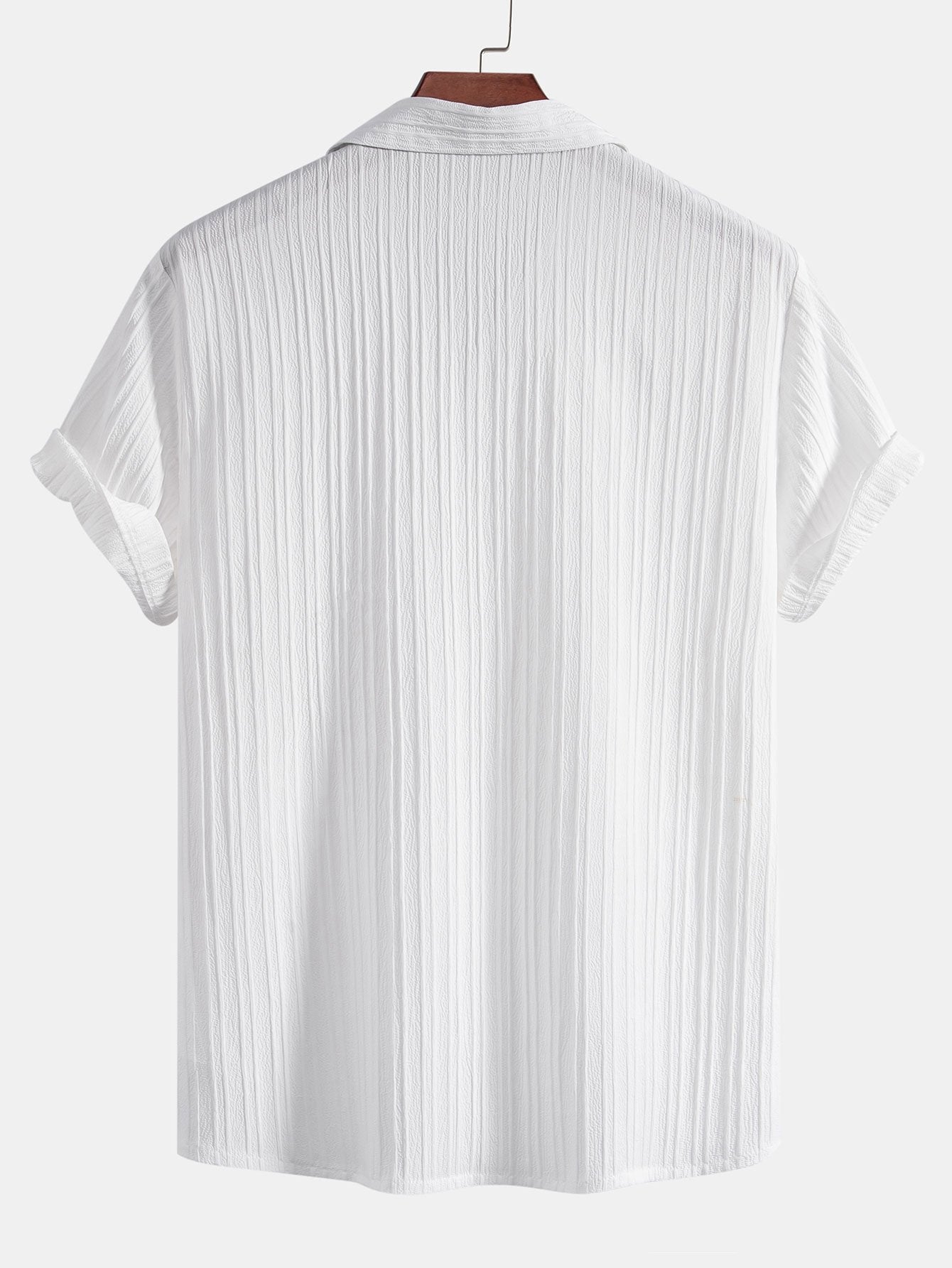 Completo Camicia Cubana a Righe e Pantaloni Dritti