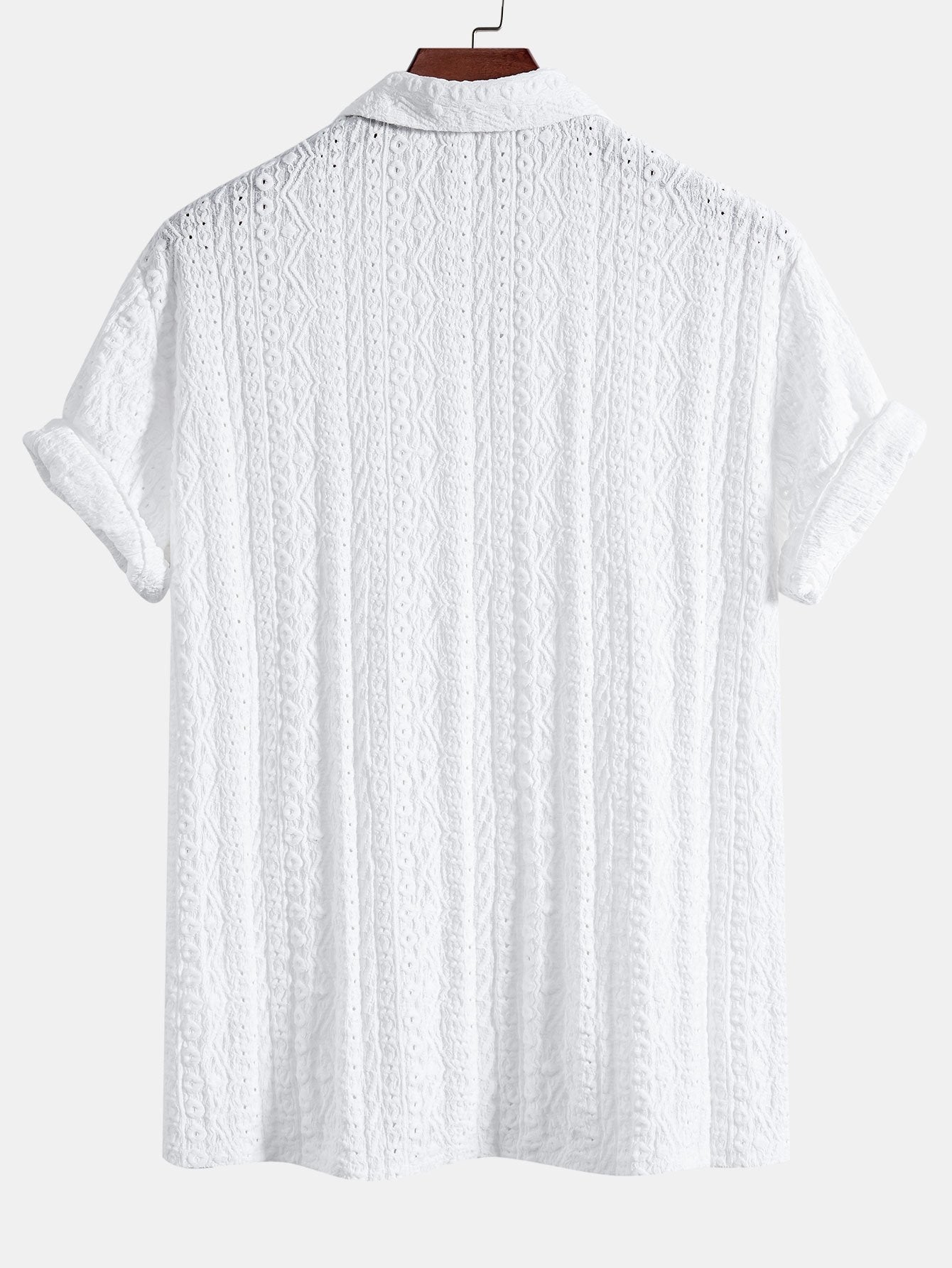 Completo Camicia Cubana Jacquard e Pantaloni in Lino