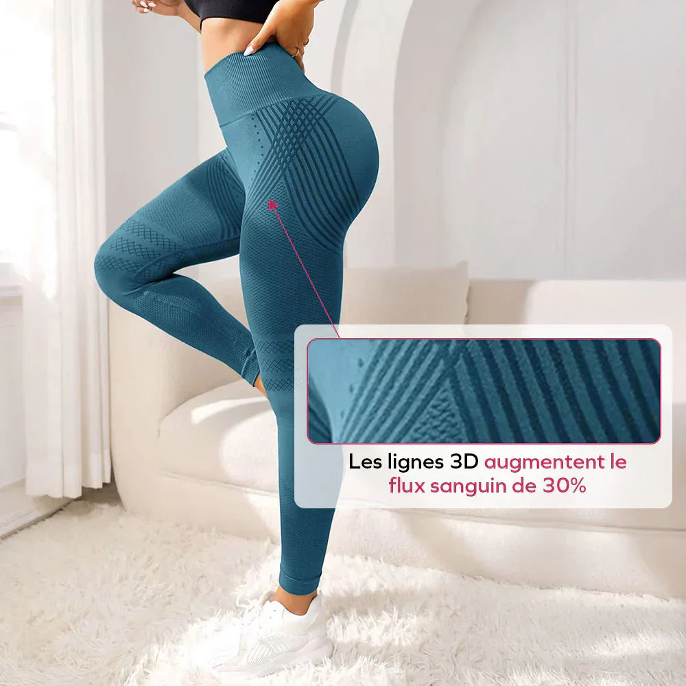 Leggings 3D Anticellulite A Compressione Morbida