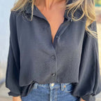 Blusa Clásica de Manga Larga para Mujer